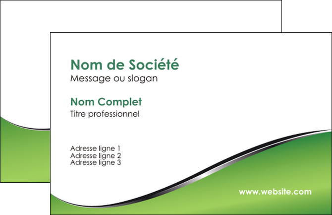 realiser carte de visite vert fond vert colore MFLUOO59240