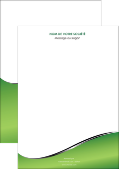 personnaliser maquette affiche vert fond vert colore MIF59244