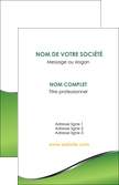 cree carte de visite vert fond vert colore MLGI59250