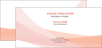 creation graphique en ligne carte de correspondance fond rose pastel sobre MLIG59338