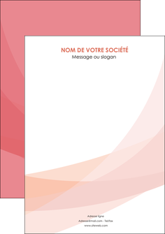 exemple flyers fond rose pastel sobre MLIG59346
