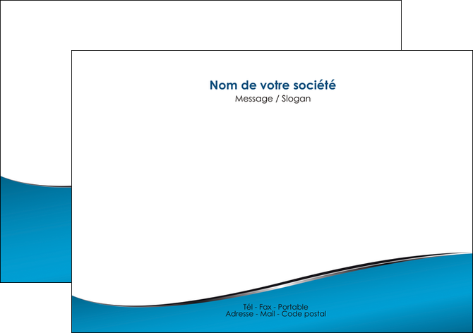 faire modele a imprimer flyers bleu bleu pastel fond bleu MFLUOO59376