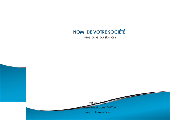 personnaliser maquette flyers bleu bleu pastel fond bleu MFLUOO59380