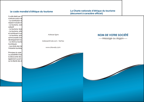 faire modele a imprimer depliant 2 volets  4 pages  bleu bleu pastel fond bleu MFLUOO59392