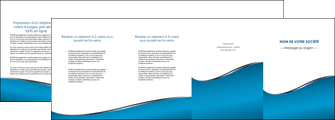 faire modele a imprimer depliant 4 volets  8 pages  bleu bleu pastel fond bleu MIFLU59396