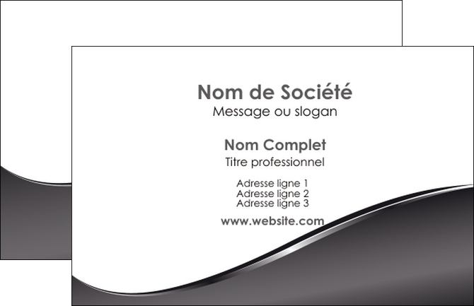 creation graphique en ligne carte de visite web design gris fond gris noir MFLUOO59404