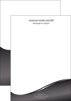 personnaliser modele de affiche web design gris fond gris noir MIF59412