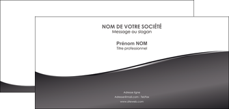 cree carte de correspondance web design gris fond gris noir MIF59442
