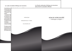 maquette en ligne a personnaliser depliant 2 volets  4 pages  web design gris fond gris noir MIF59444