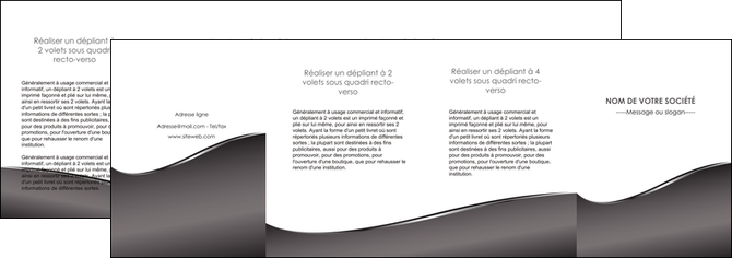 personnaliser maquette depliant 4 volets  8 pages  web design gris fond gris noir MFLUOO59454