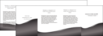 personnaliser maquette depliant 4 volets  8 pages  web design gris fond gris noir MIF59454