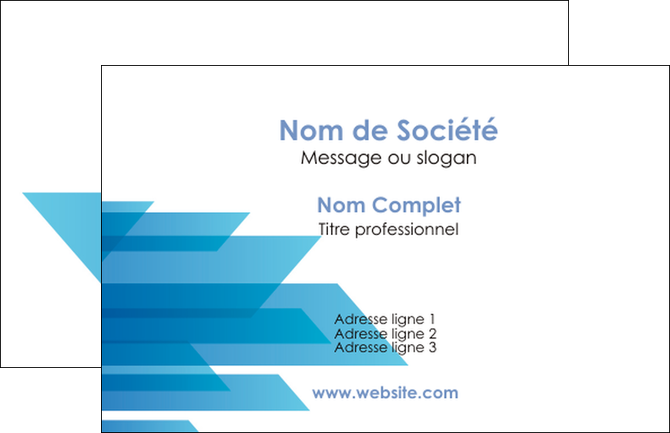 modele en ligne carte de visite bleu couleurs froides trait MFLUOO59578