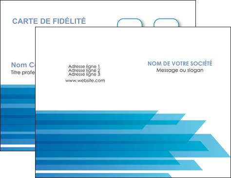 personnaliser maquette carte de visite bleu couleurs froides trait MFLUOO59588