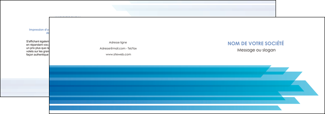 creation graphique en ligne depliant 2 volets  4 pages  bleu couleurs froides trait MFLUOO59594
