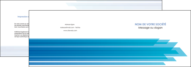 personnaliser modele de depliant 2 volets  4 pages  bleu couleurs froides trait MFLUOO59596