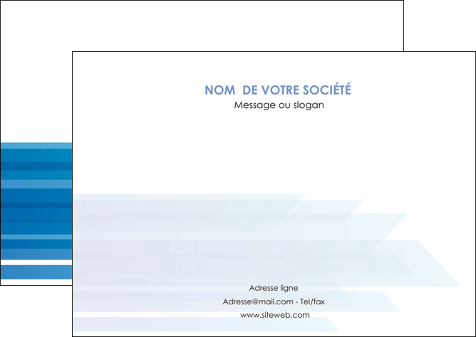imprimerie flyers bleu couleurs froides trait MFLUOO59606