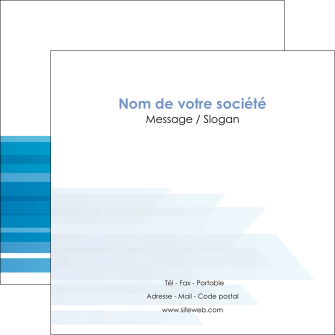 cree flyers bleu couleurs froides trait MFLUOO59610