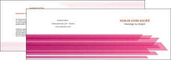 personnaliser modele de depliant 2 volets  4 pages  rose fond rose trait MLIG59656
