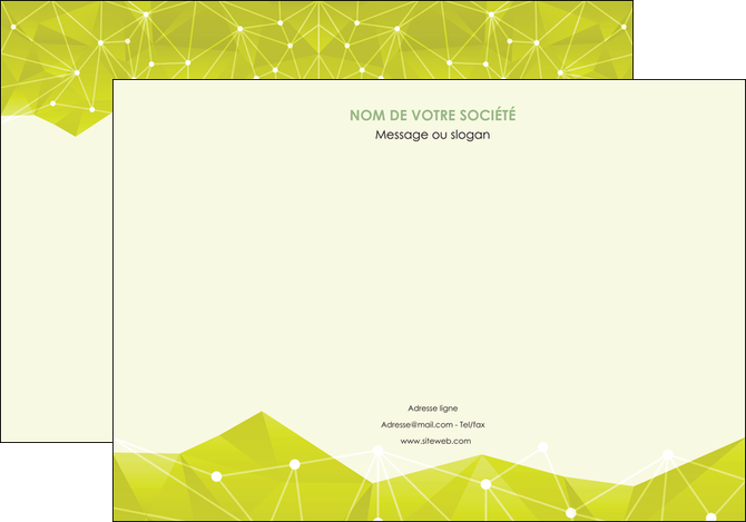 faire affiche graphisme vert fond vert colore MIDBE60056