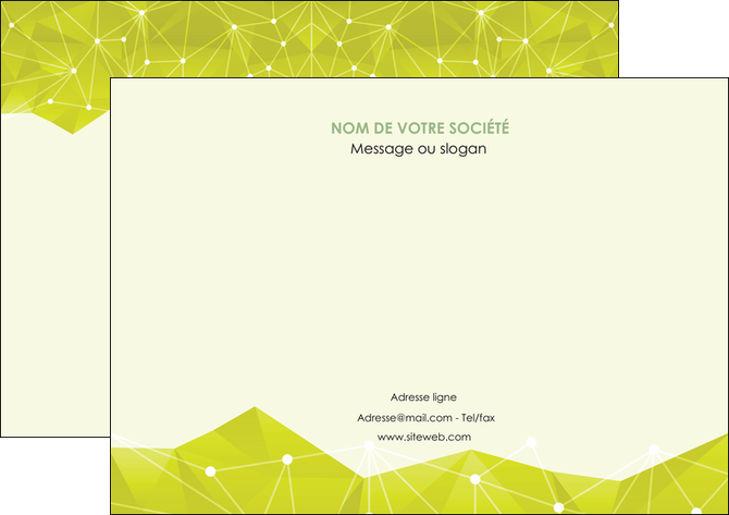 imprimerie affiche graphisme vert fond vert colore MIDBE60058