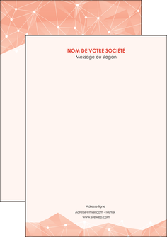 modele flyers saumon fond saumon pastel tendre MFLUOO60460