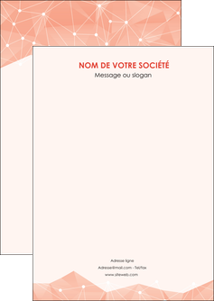 faire flyers saumon fond saumon pastel tendre MFLUOO60462