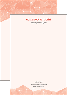 realiser affiche saumon fond saumon pastel tendre MFLUOO60500