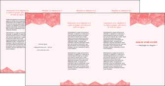creation graphique en ligne depliant 4 volets  8 pages  saumon fond saumon pastel tendre MFLUOO60506