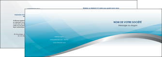 modele depliant 2 volets  4 pages  bleu bleu pastel fond au bleu pastel MFLUOO60526