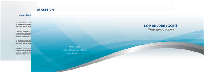 realiser depliant 2 volets  4 pages  bleu bleu pastel fond au bleu pastel MFLUOO60528