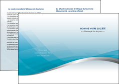 personnaliser maquette depliant 2 volets  4 pages  bleu bleu pastel fond au bleu pastel MFLUOO60550