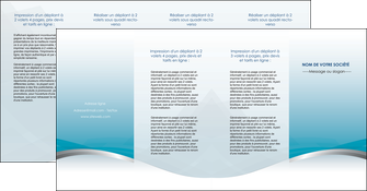 personnaliser maquette depliant 4 volets  8 pages  bleu bleu pastel fond au bleu pastel MFLUOO60558