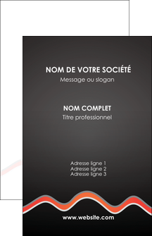 faire modele a imprimer carte de visite web design gris gris fonce mat MIF60894