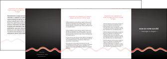 impression depliant 4 volets  8 pages  web design gris gris fonce mat MIF60926