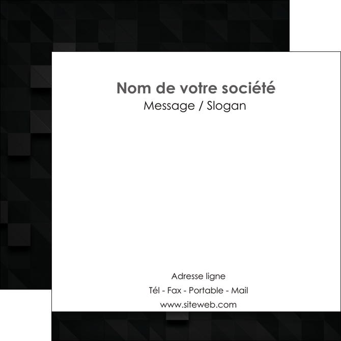 personnaliser modele de flyers gris fond gris fonce MFLUOO61438