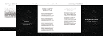 impression depliant 4 volets  8 pages  gris fond gris fonce MLGI61446