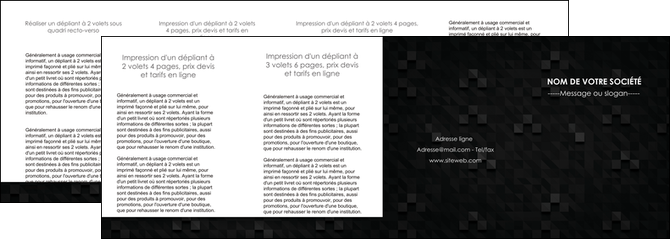creer modele en ligne depliant 4 volets  8 pages  gris fond gris fonce MFLUOO61452