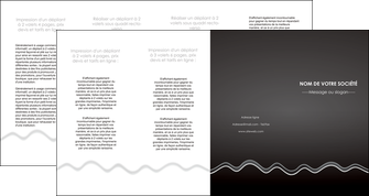modele depliant 4 volets  8 pages  gris fond gris courbes MLIGBE61502
