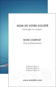 realiser carte de visite bleu fond bleu couleurs froides MIDBE61674
