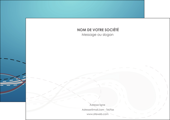 creation graphique en ligne affiche bleu fond bleu couleurs froides MIDBE61688