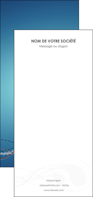 cree flyers bleu fond bleu couleurs froides MIDBE61714