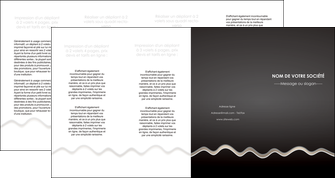imprimerie depliant 4 volets  8 pages  gris fond gris arriere plan MIFBE61878