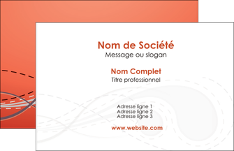 personnaliser modele de carte de visite rouge couleur rouge orange MLIGBE61996