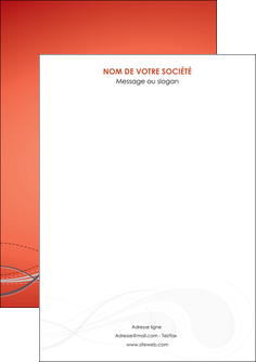 personnaliser maquette flyers rouge couleur rouge orange MLIGBE61998