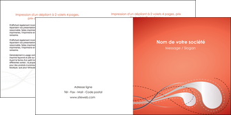 personnaliser maquette depliant 2 volets  4 pages  rouge couleur rouge orange MLIGBE62026