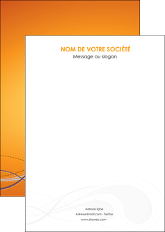 imprimerie flyers orange abstrait abstraction MFLUOO62052