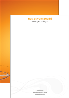 exemple affiche orange abstrait abstraction MFLUOO62056