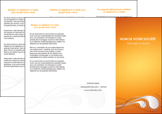 creation graphique en ligne depliant 3 volets  6 pages  orange abstrait abstraction MFLUOO62074