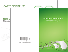 maquette en ligne a personnaliser carte de visite vert abstrait abstraction MFLUOO62110