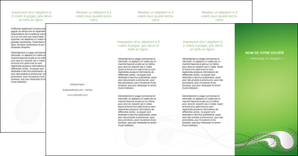 realiser depliant 4 volets  8 pages  vert abstrait abstraction MFLUOO62148